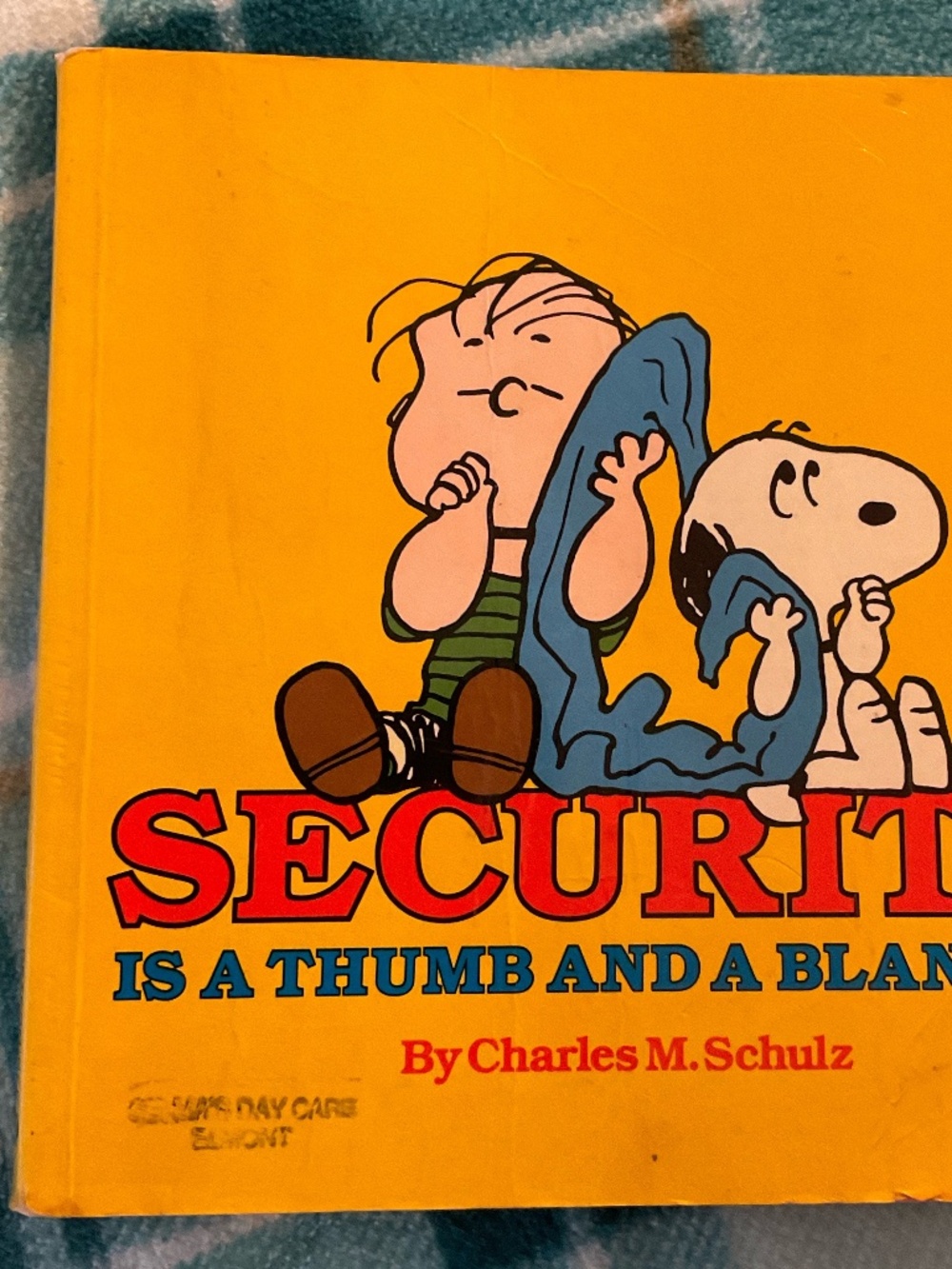 Qty. (2) VTG-1963 Security is a thumb and a blanket hardcover Charles M Schulz
